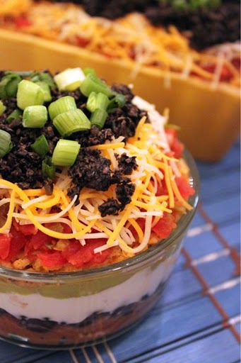 Quick and Easy 7 Layer Dip